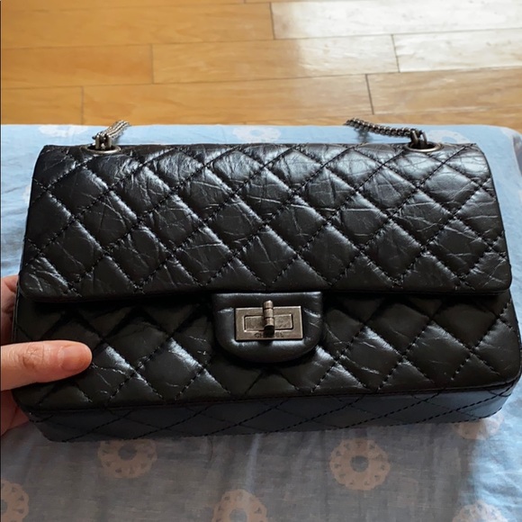 CHANEL Handbags - Sold Authentic Chanel 2.55 black reissue bag